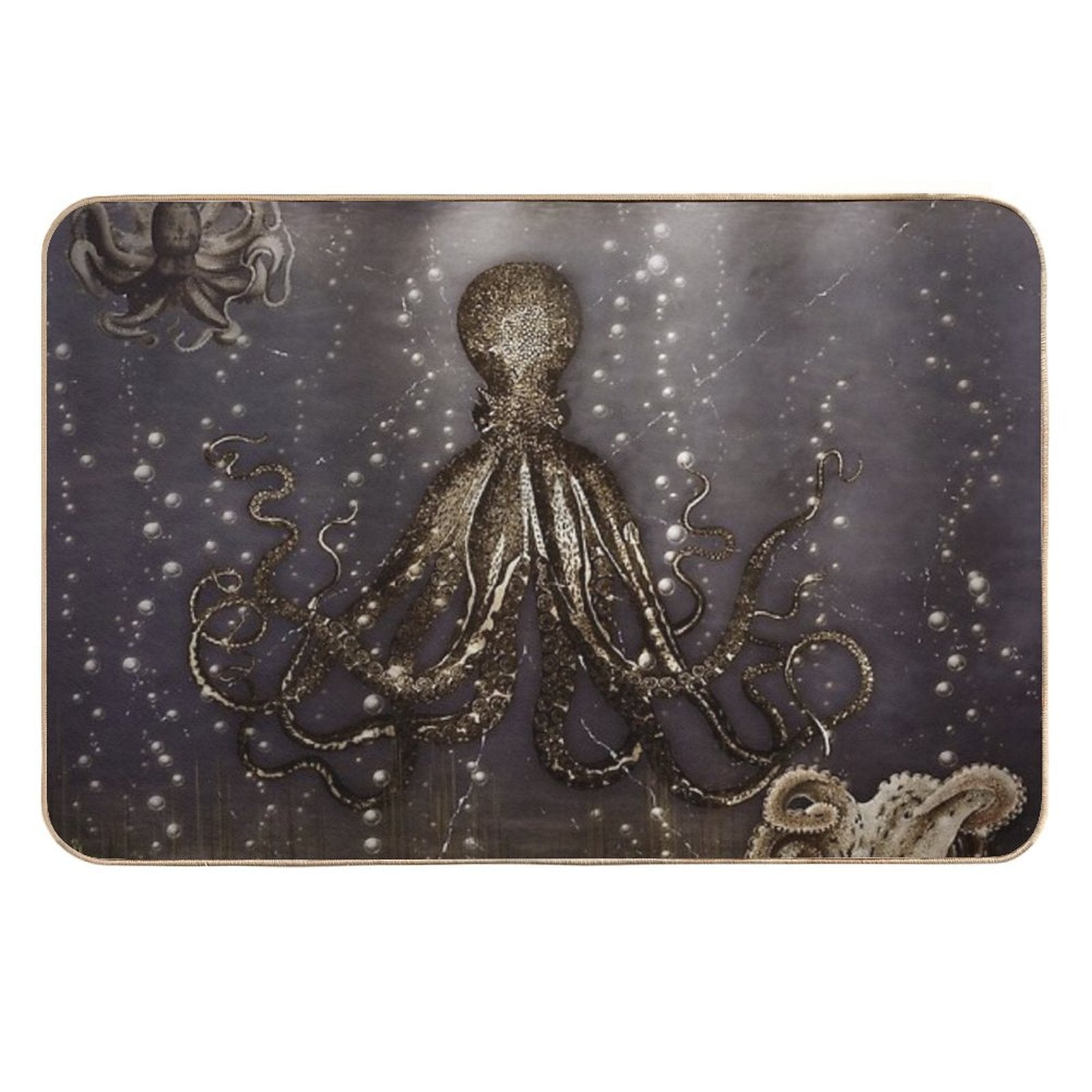 Octopus' Lair - Old Photo  Easy To Clean Bath Mat