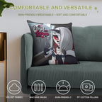 A Night with Loona Cover Soft Anti-Pilling Throw Pillow