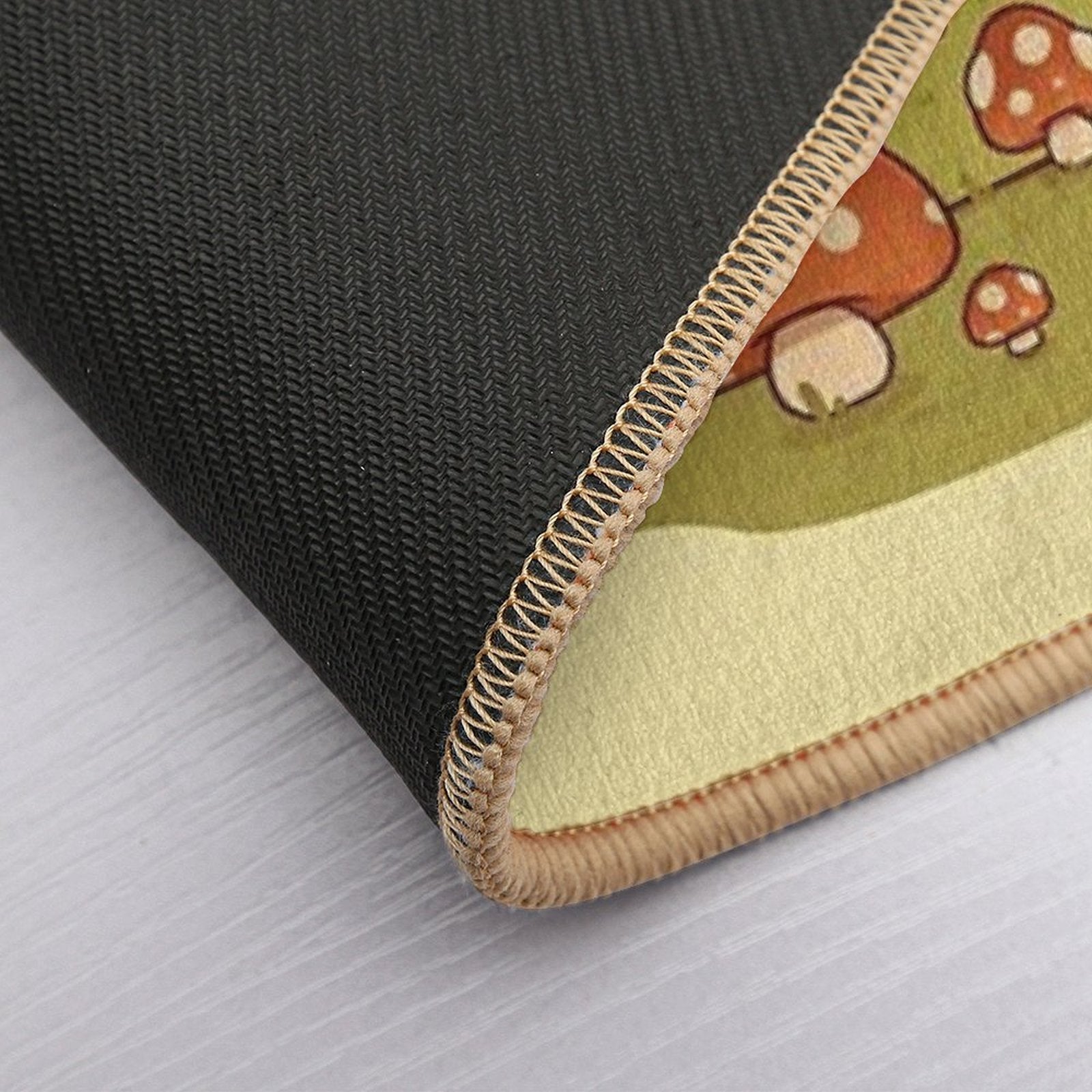 Frogs on A Mossy Log  Easy To Clean Bath Mat