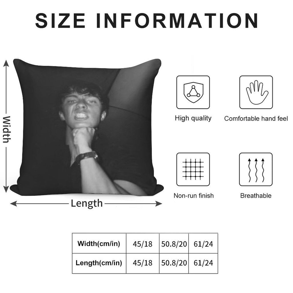 Rafe Cameron (Drew Starkey) Soft Durable Construction Throw Pillow