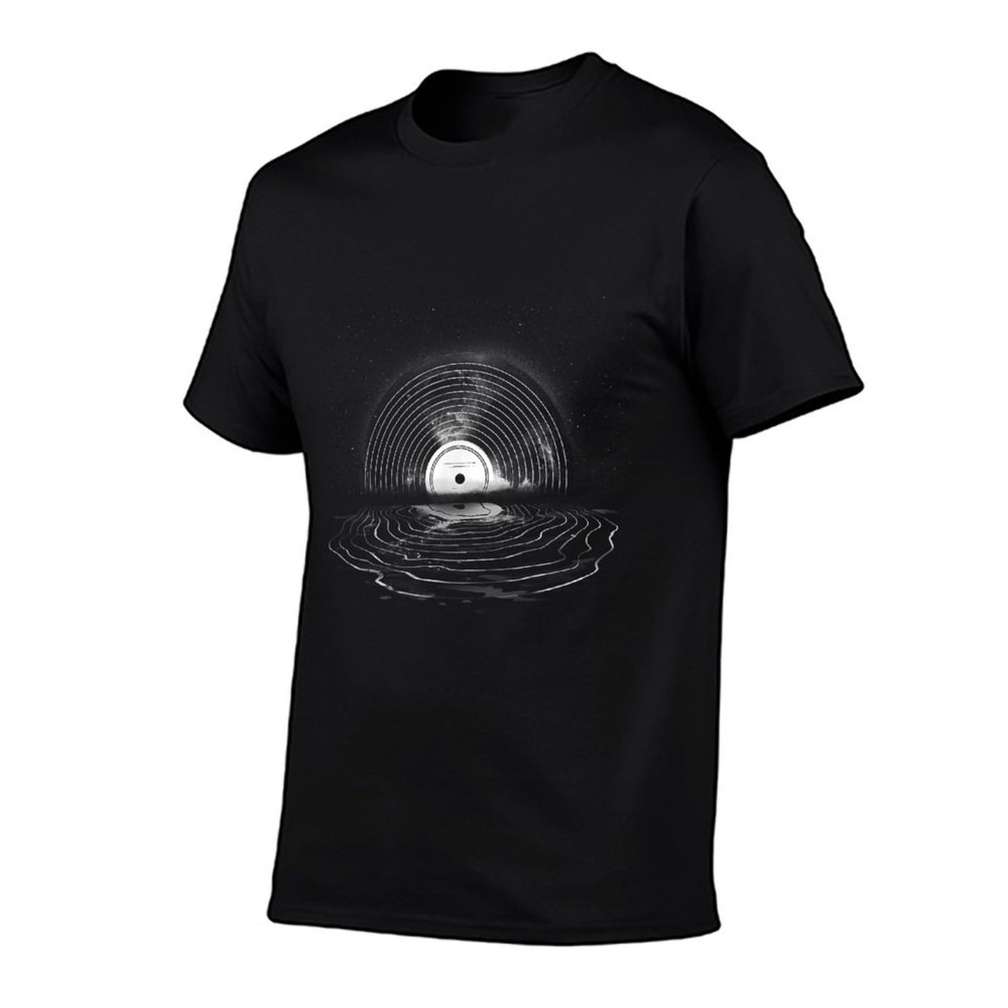 Vinyl Music Vinyl Moon Vinyl Record Lovers Collectors  Lightweight T-Shirt