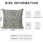William Morris Snakeshead (grey) Pattern Soft Gift Ready Throw Pillow