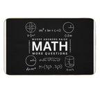 Math – Where Answers Raise More Questions Durable Bath Mat