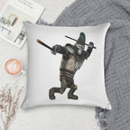 Johnny from Sing 2 Movie Soft Luxury Feel Throw Pillow