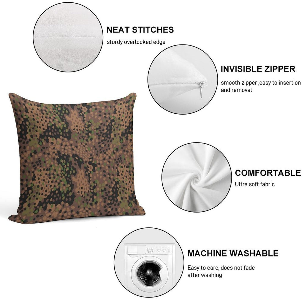 M44 Pea Dot Camo Soft Style Accent Throw Pillow