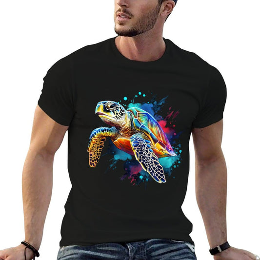 Sea Turtle Watercolor Graphic  Vintage-inspired T-Shirt