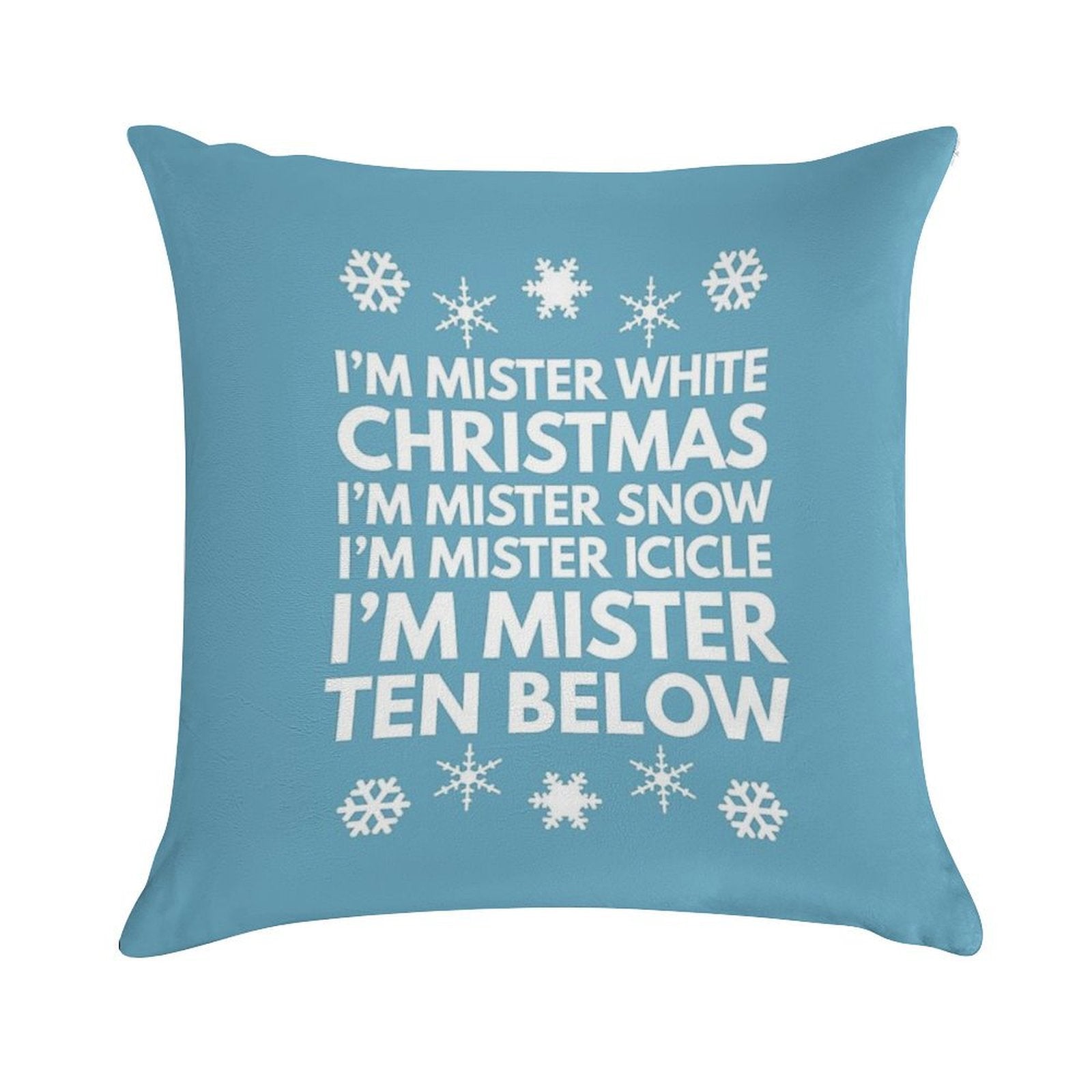 Snow Miser Soft Ultra-Soft Texture Throw Pillow