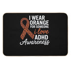 ADHD Awareness Month ADHD Embrace Neurodiversity  Odorless Bath Mat