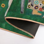 Monk with Donkey And Goat  Slip-Resistant Bath Mat