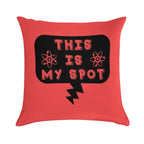 This Is My Spot - Throw Pillow Soft Skin-Friendly Throw Pillow