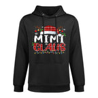 Mimi Claus Christmas Lights Pajama Family Matching Adjustable Hood Hoodie