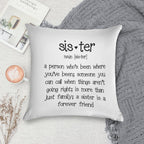 Sister Soft High-Density Material Throw Pillow