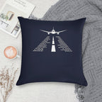 Airplane Phonetic Alphabet  Pilot Gift Soft Decorative Cover Throw Pillow