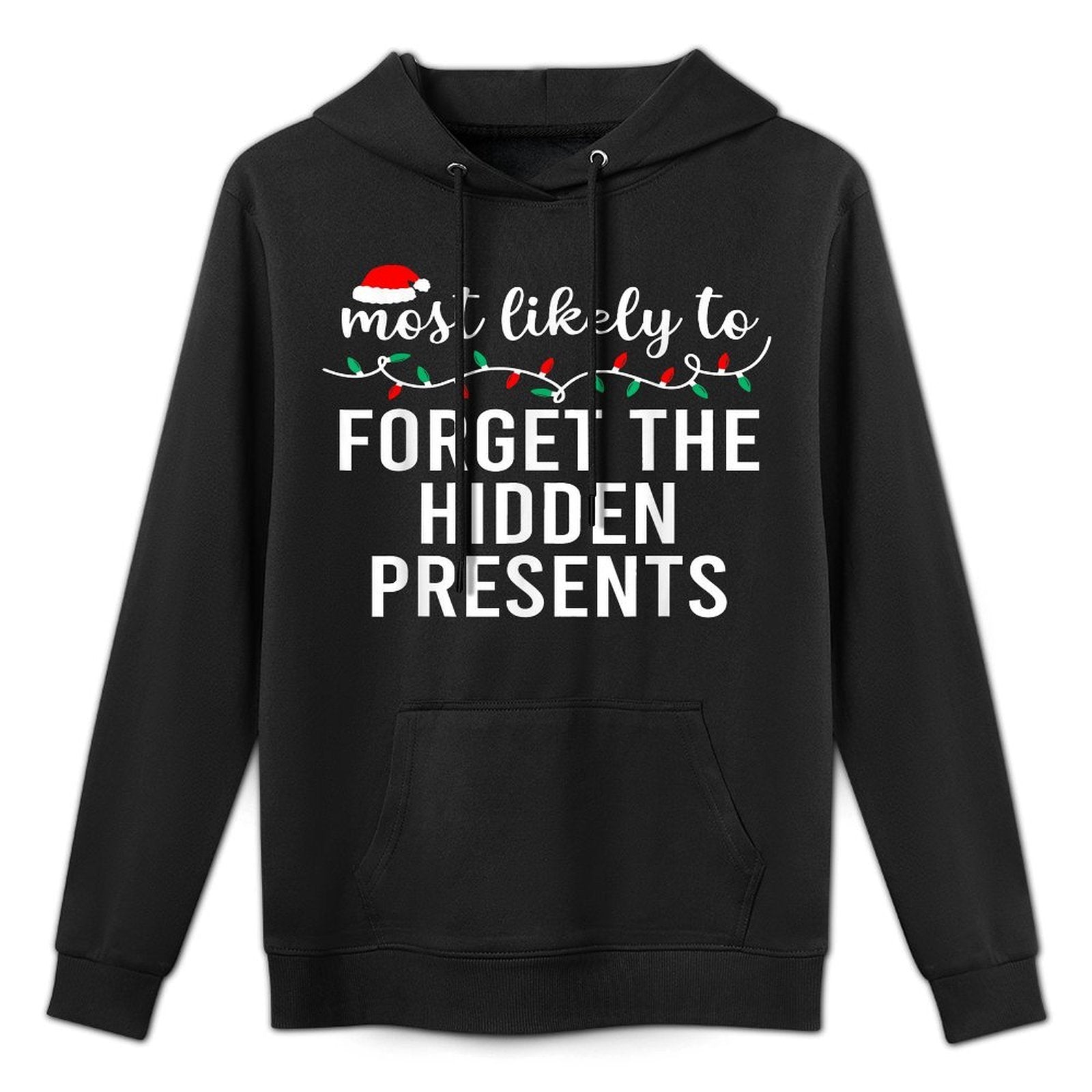 Most Likely To Christmas Matching Family Pajamas Funny Shrink-Resistant Hoodie