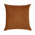 Rustic Leather Soft Decorative Cover Throw Pillow