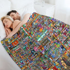 8K R Place 2022 Atlas Final Image Compact Throw Blanket