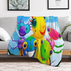Miss Spiders Sunny Patch Friends Sustainable Throw Blanket