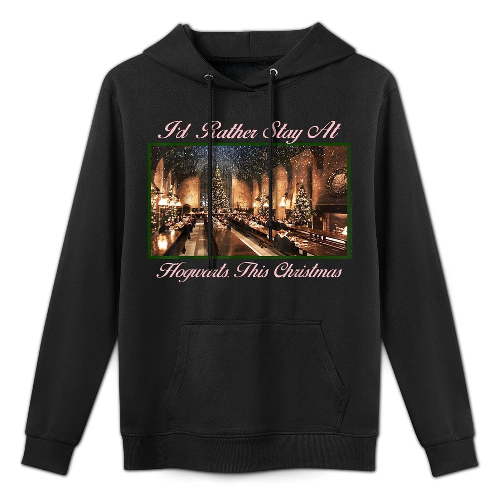 Harry Potter Id Rather Stay At Hogwarts This Christmas Unisex Design Hoodie