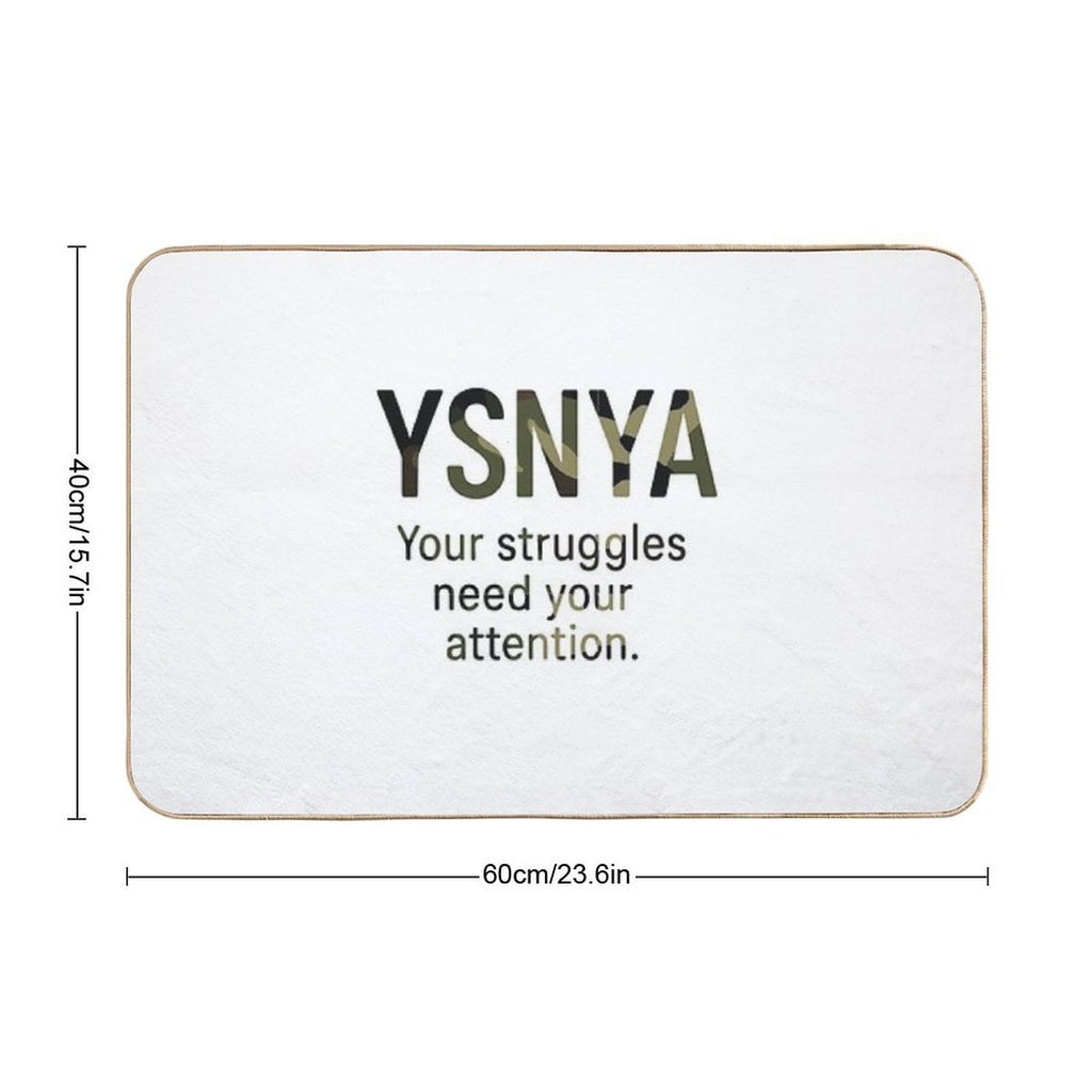 YSNYA  Slip-Resistant Bath Mat