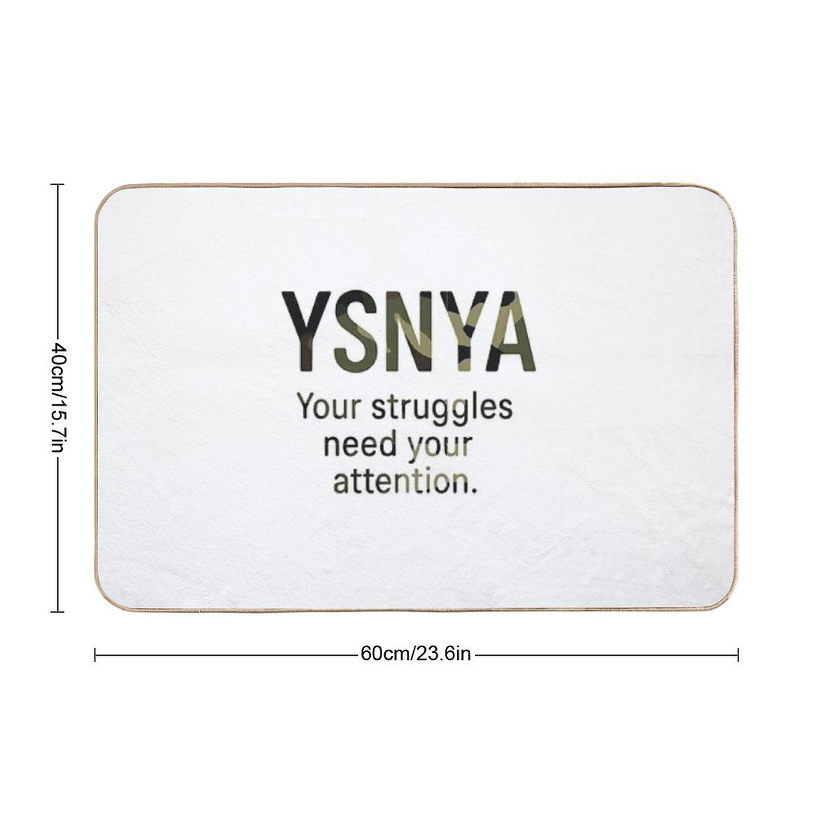 YSNYA  Slip-Resistant Bath Mat