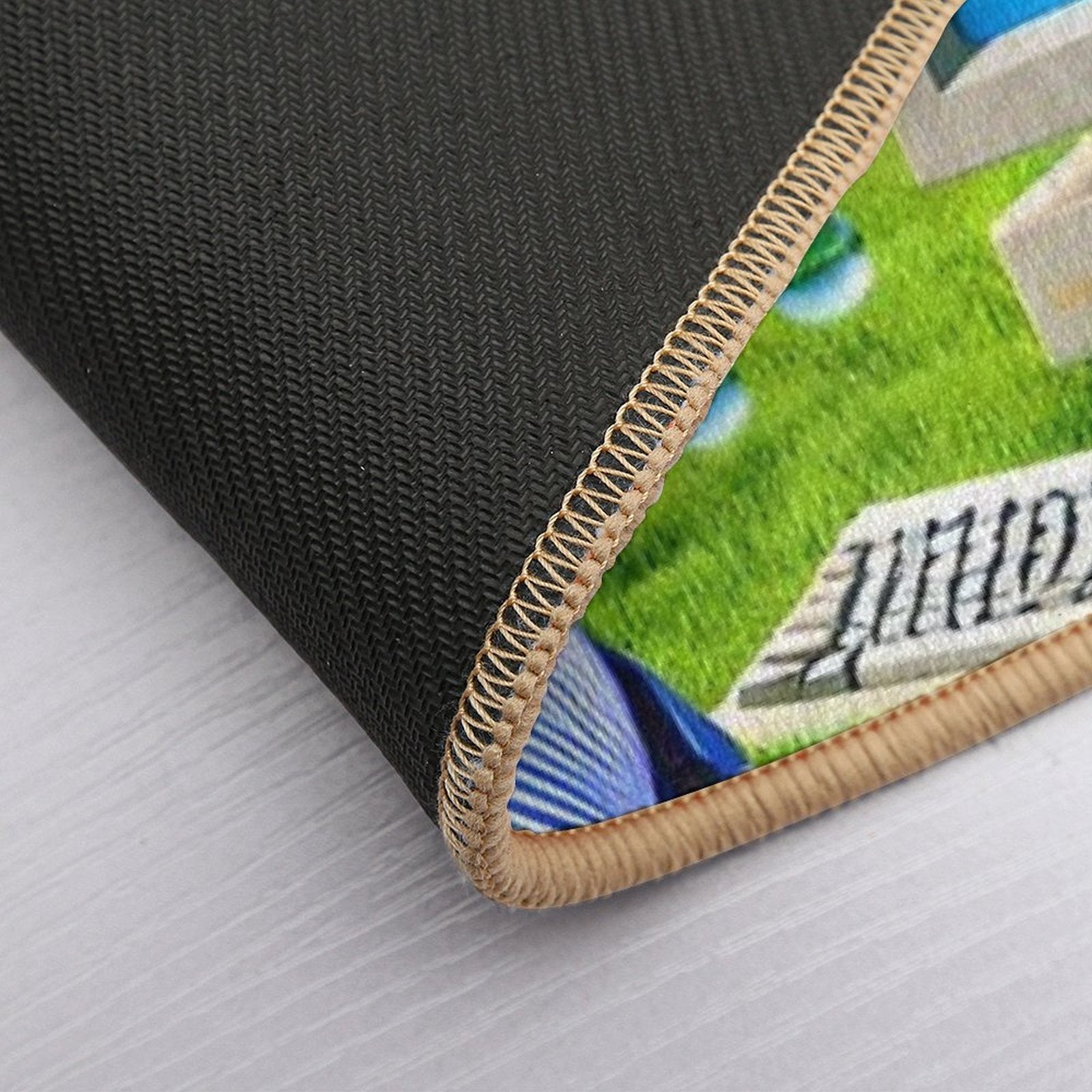 Frutiger Aero Art With Old Computer - Windows  Anti-Trip Bath Mat