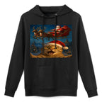 Cat Selfie Santa Claus Christmas Xmas Shape Retention Hoodie