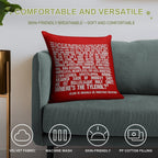 Christmas Vacation Quote; Wheres The Tylenol (white) Soft Style Accent Throw Pillow