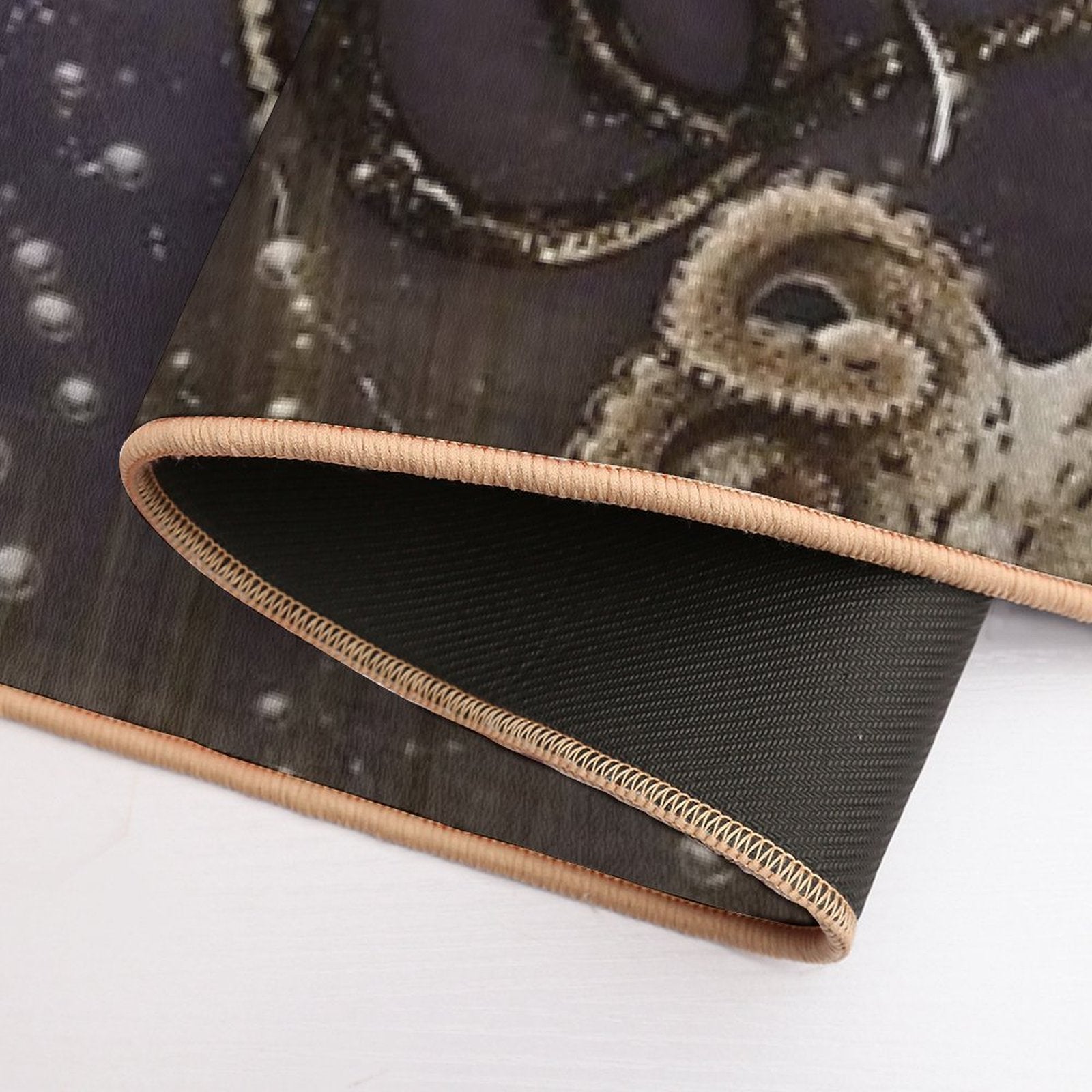 Octopus' Lair - Old Photo  Easy To Clean Bath Mat