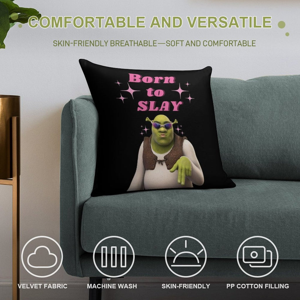 Born to Slay Soft Gift Ready Throw Pillow