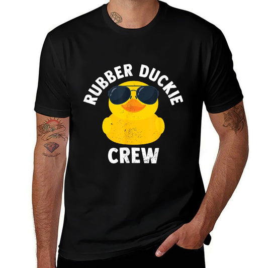 Rubber Duckie Crew Funny Rubber Duck  Graphic-printed T-Shirt