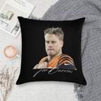 Joe Burrow Signed Design Soft Easy Maintenance Throw Pillow