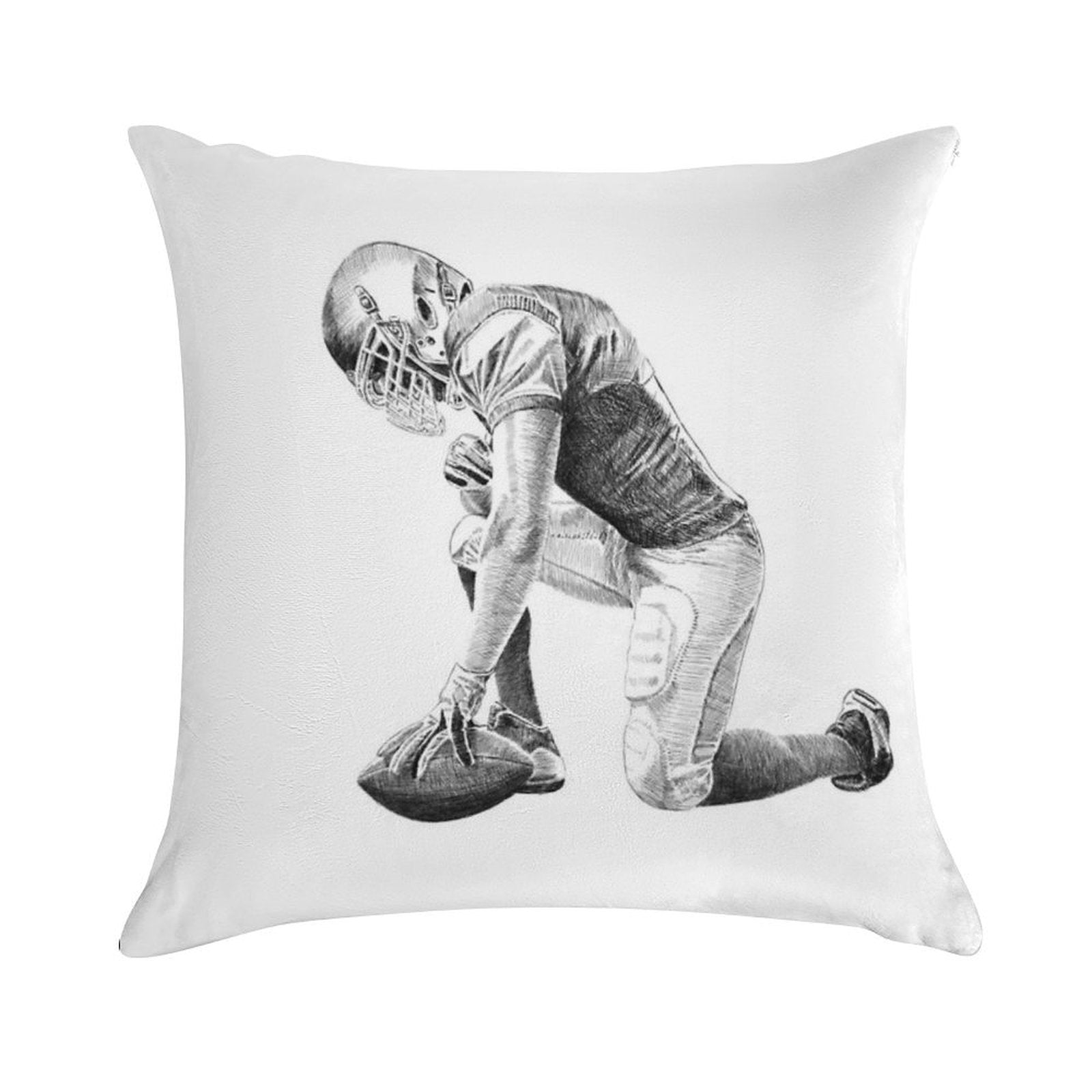American Football Soft Durable Construction Throw Pillow