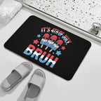 Bruh 4th Of July Popsicle  Toxin-Free Bath Mat