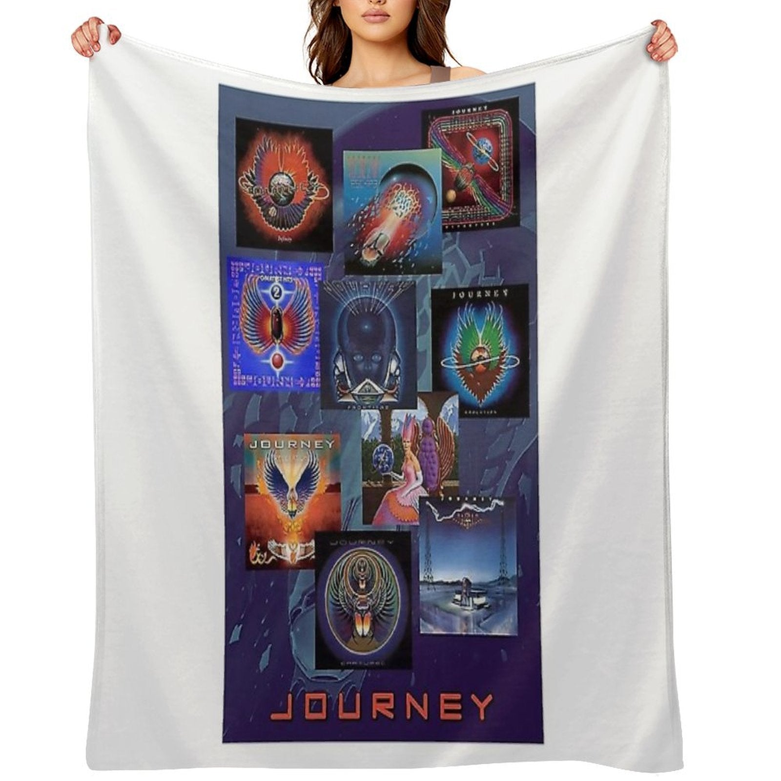 Singer Tour Albums Band Music Vintage Machine-washable Throw Blanket