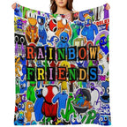 Rainbow Friends Premium Throw Blanket