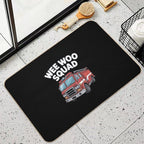 Fire Truck Fireman  High-Traffic Bath Mat