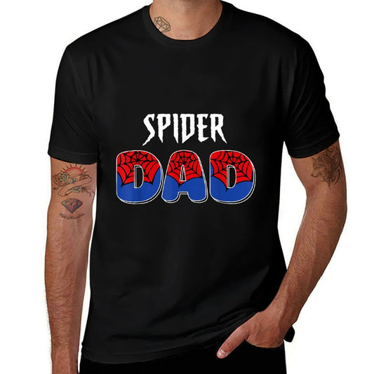 Spider Dad Fathers Day Matching Family Birthday  Relaxed-fit T-Shirt