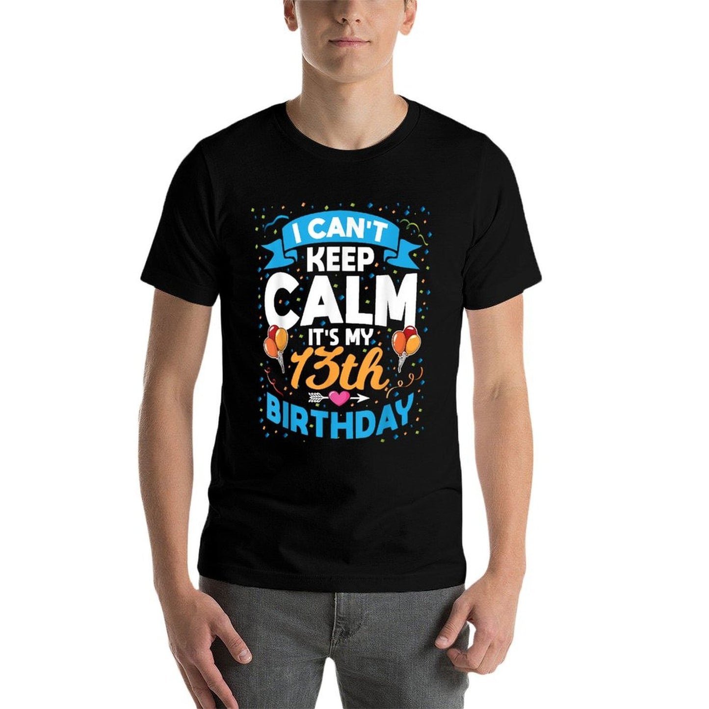 13 Year Old Gift I Can't Keep Calm It's My 13th Birthday  Soft T-Shirt