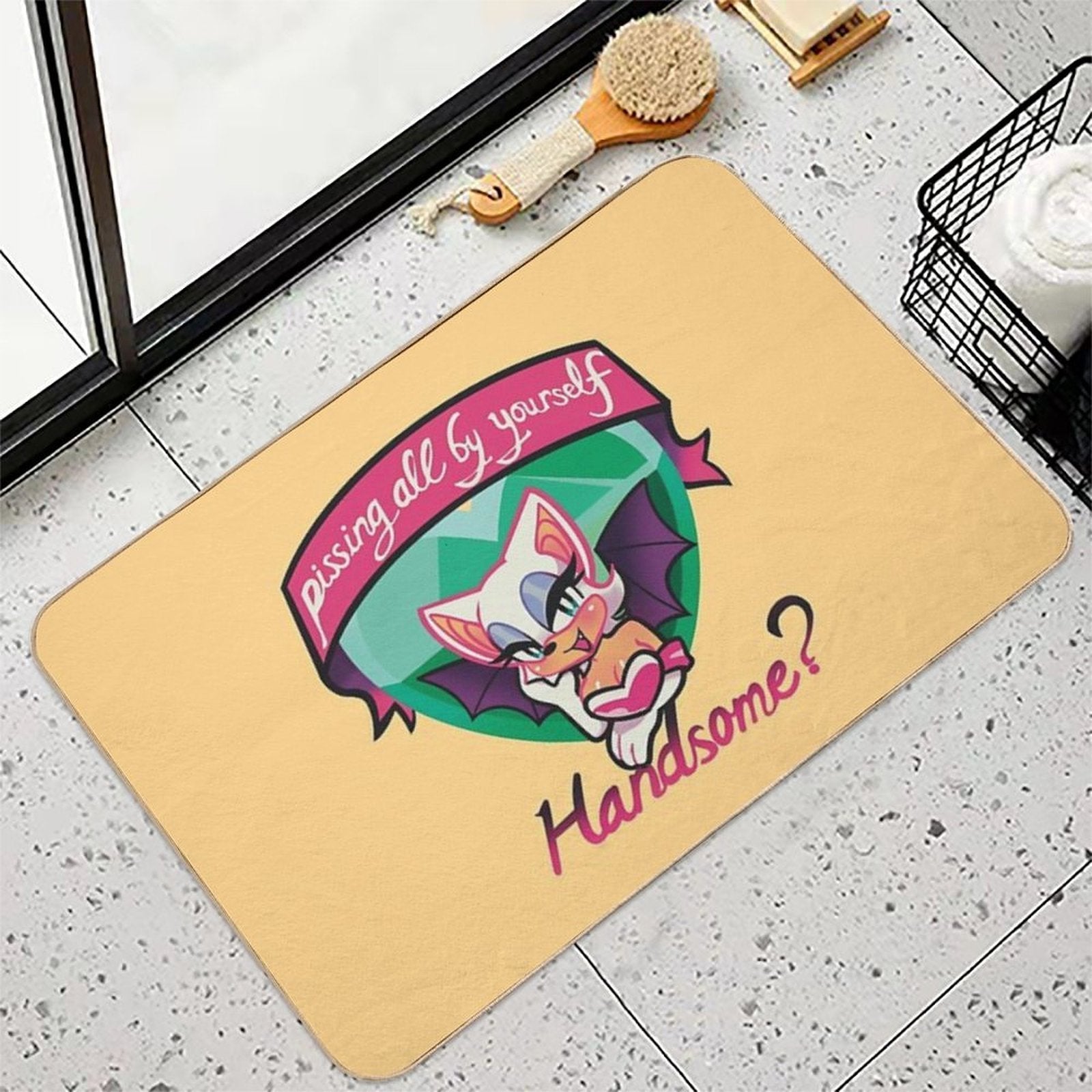 All by Yourself Handsome  Multi-Purpose Bath Mat