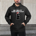 Merry Chessmas Funny Christmas Chess Durable Construction Hoodie