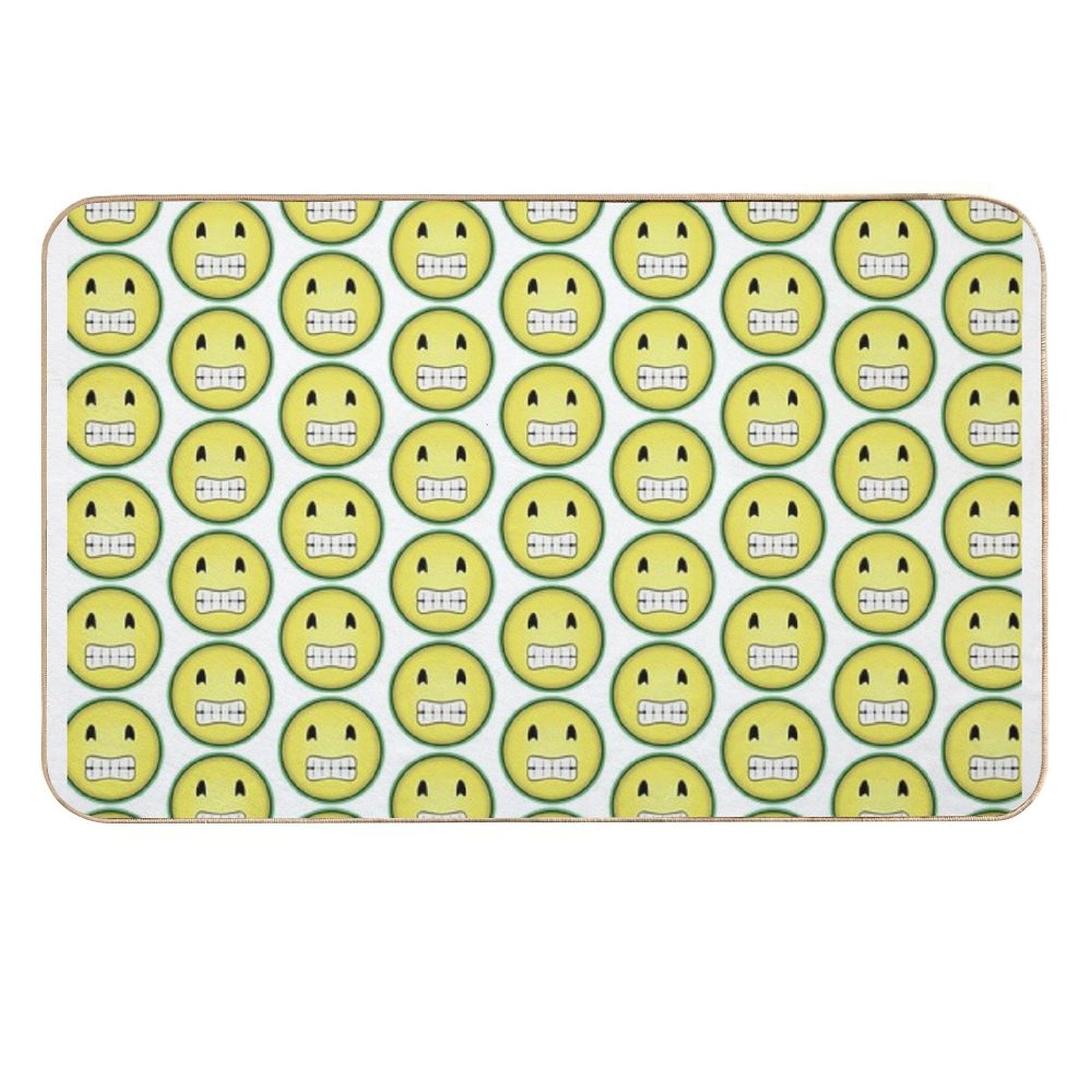Rainbow Smiley  Pet-Safe Bath Mat