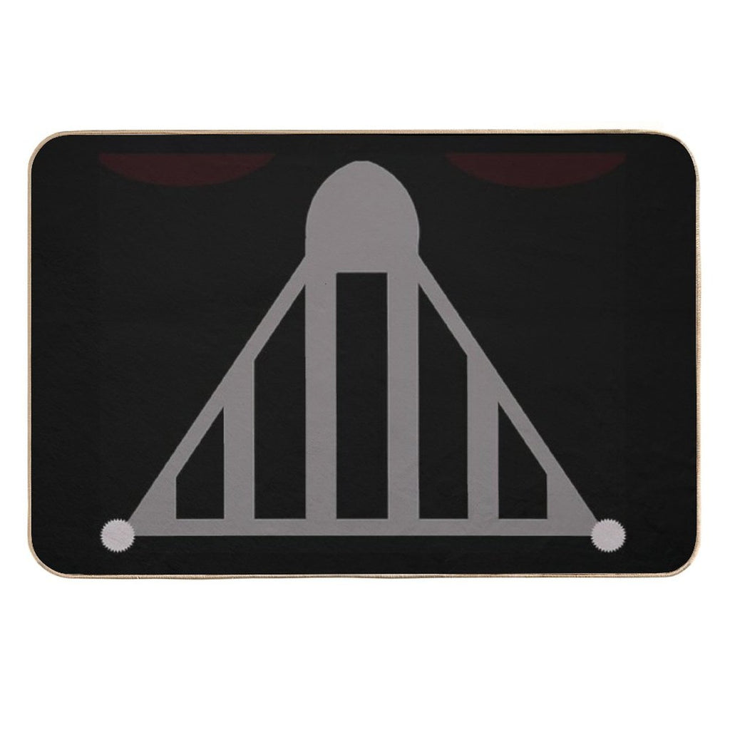 Black  Easy To Clean Bath Mat