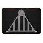 Black  Easy To Clean Bath Mat