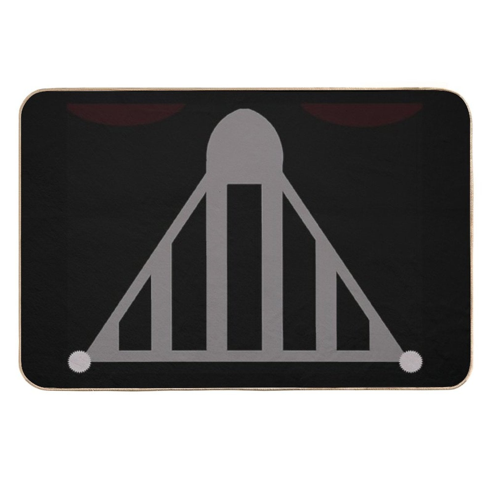 Black  Easy To Clean Bath Mat