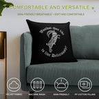 White Phillip Wouldst Thou Like To Live Deliciously Soft Shrink-Resistant Throw Pillow