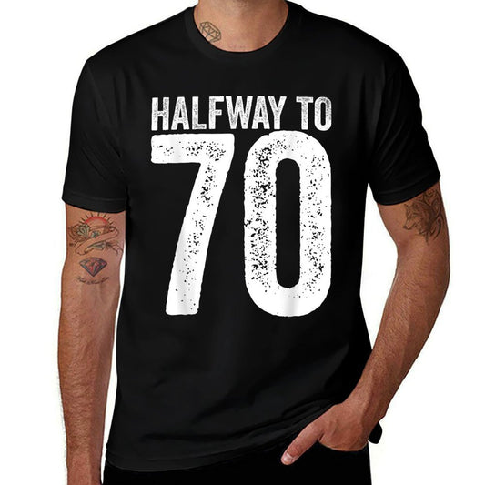 35 Years Old Funny 35th Birthday  Trendy Pattern T-Shirt