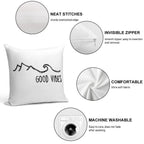 Good Vibes Soft Anti-Pilling Throw Pillow