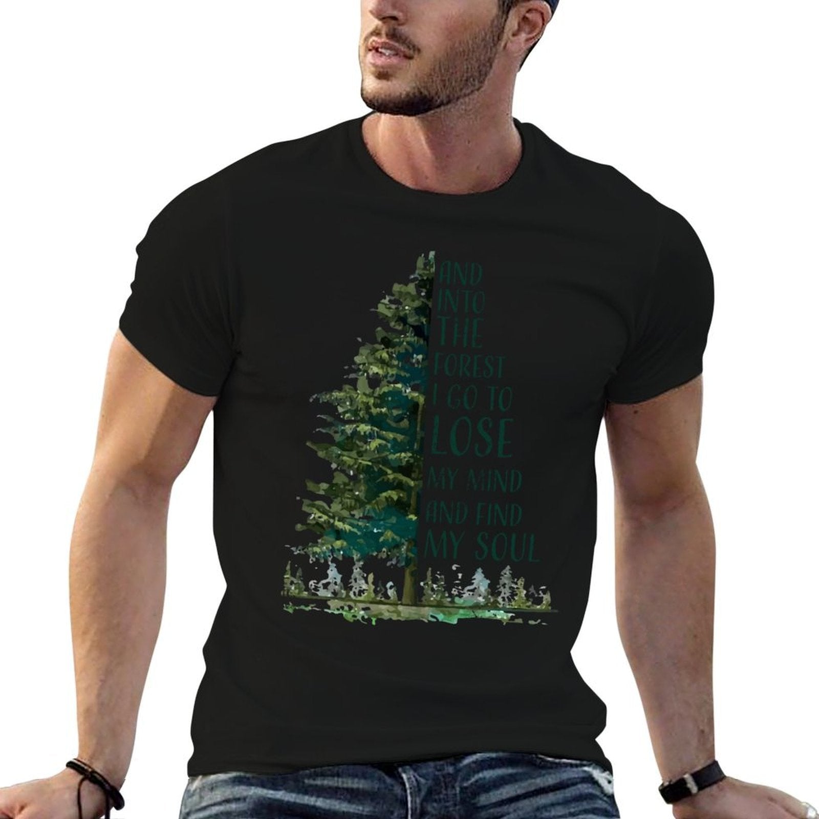And Into The Forest I Go to Lose My Mind And Find My Soul  Relaxed-fit T-Shirt