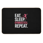 Eat Sleep Gymnastics Repeat  High-Traffic Bath Mat
