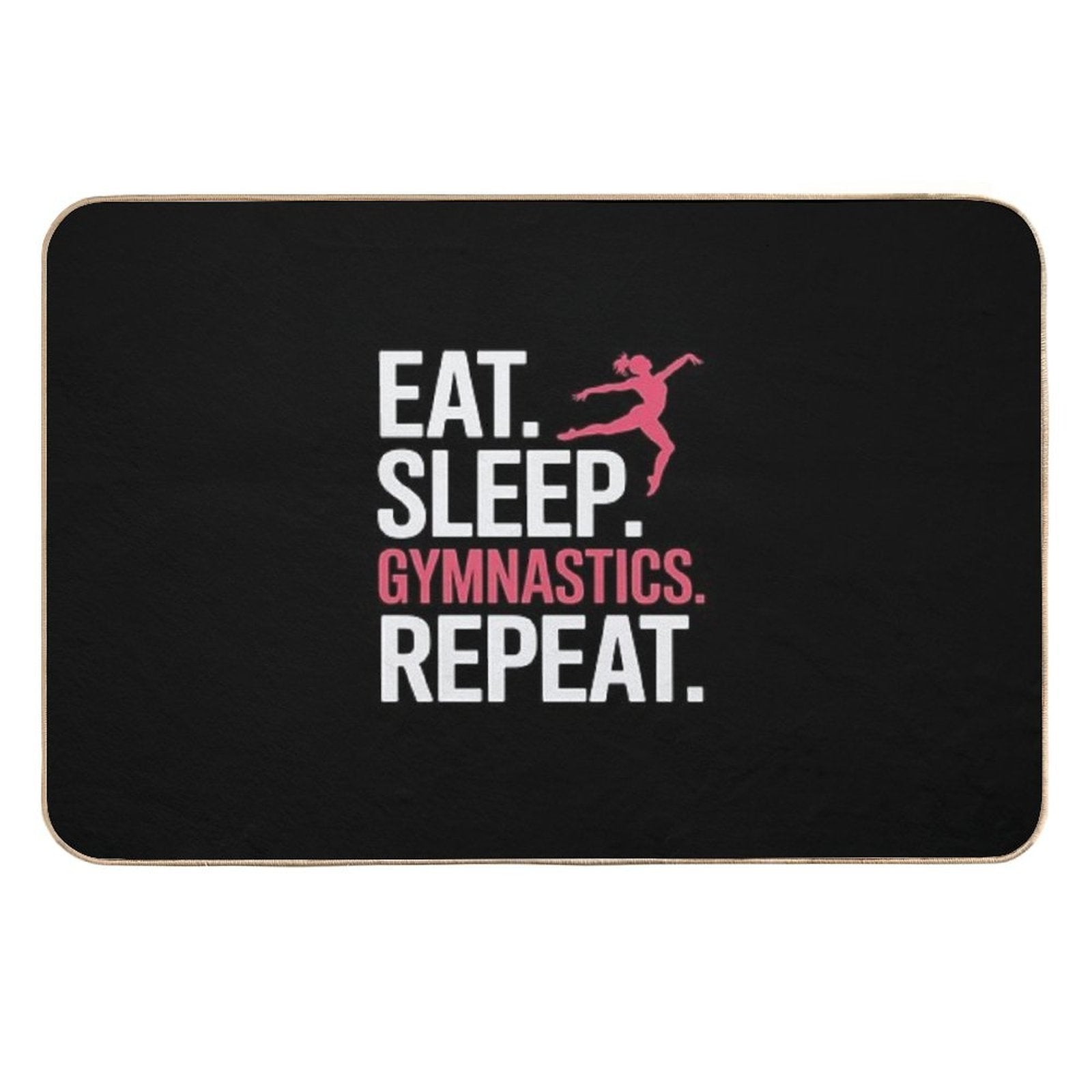 Eat Sleep Gymnastics Repeat  High-Traffic Bath Mat